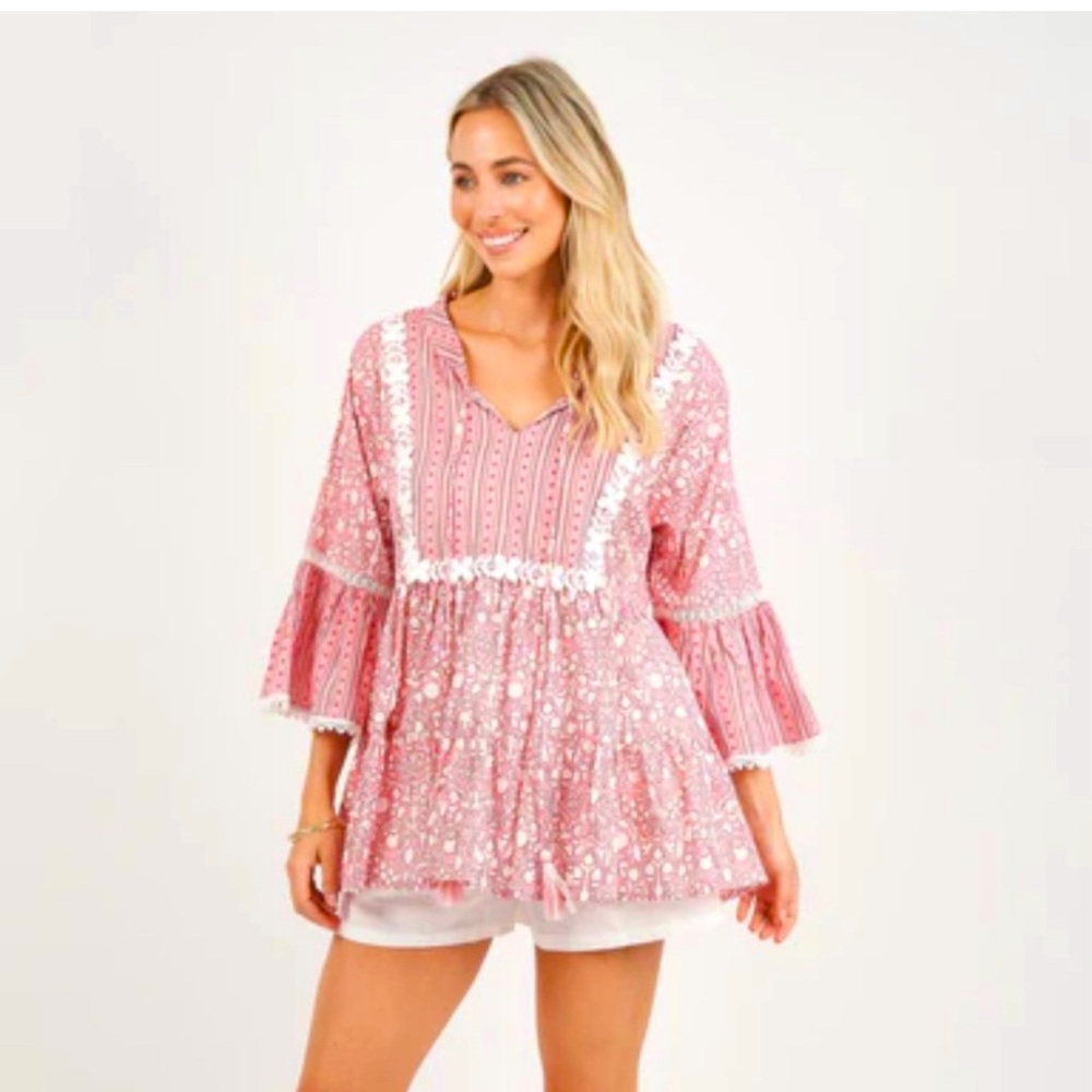 Naudic Nuovo Print Belmont Tunic top